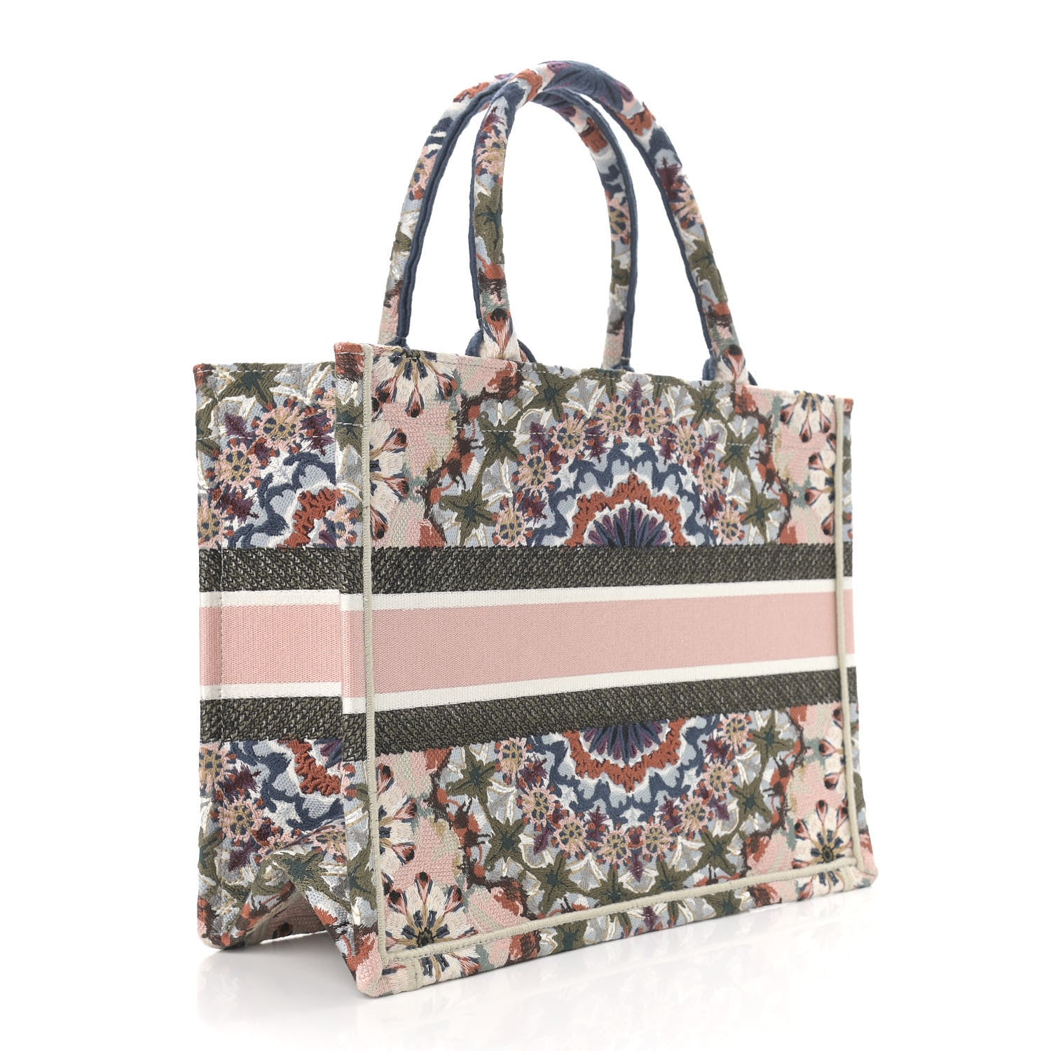 Christian Dior Canvas KaleiDioroscopic Embroidered Medium Book Tote Multicolor 3 of 10