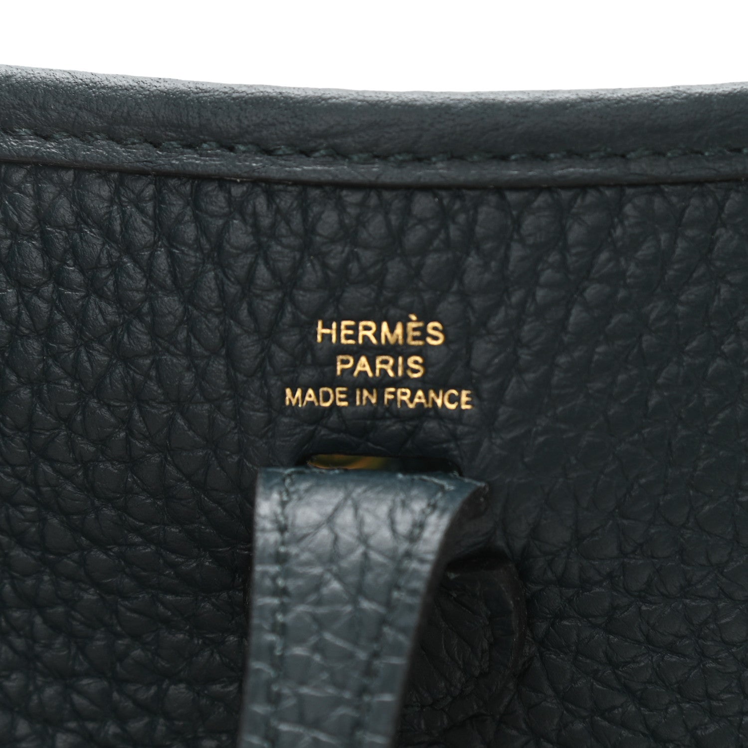 Hermes Taurillon Clemence Amazone Evelyne TPM Vert Cypress 6 of 11