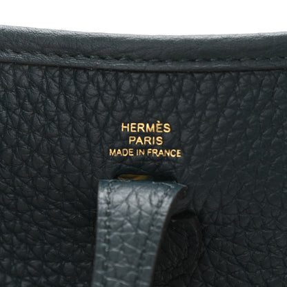 Hermes Taurillon Clemence Amazone Evelyne TPM Vert Cypress 6 of 11