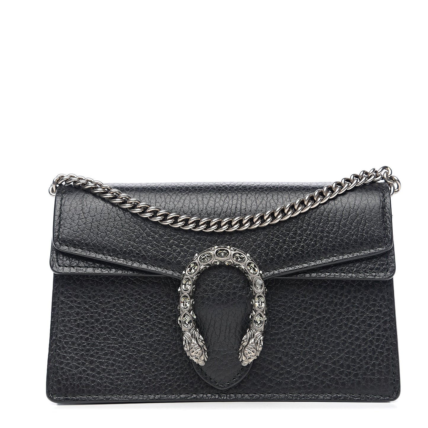 Calfskin Super Mini Dionysus Shoulder Bag Black