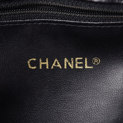 Chanel Lambskin Quilted Briefcase Laptop Bag Black 7 of 13
