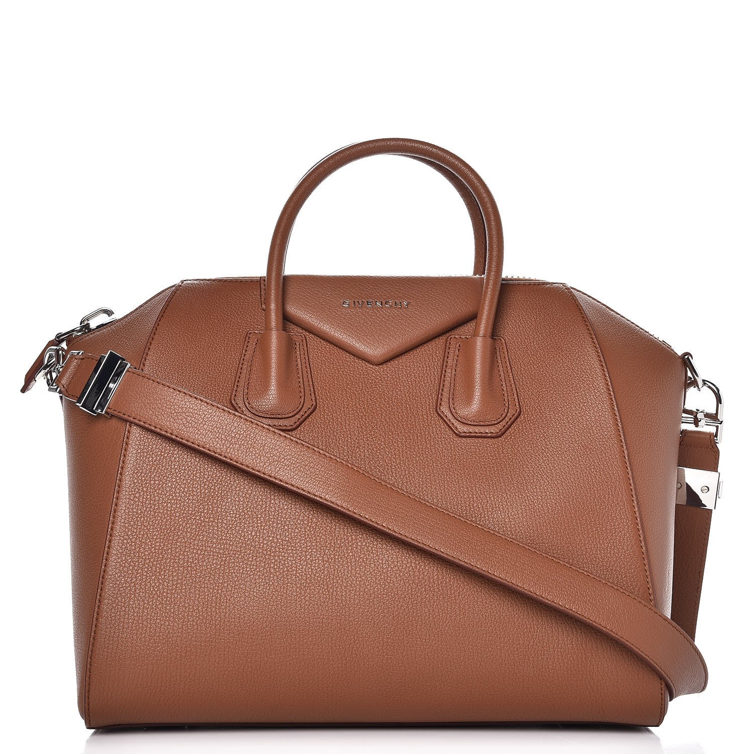 Givenchy Sugar Goatskin Medium Antigona Cognac 1 of 10