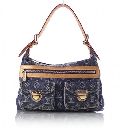 Louis Vuitton Monogram Denim Baggy PM Blue 1 of 10