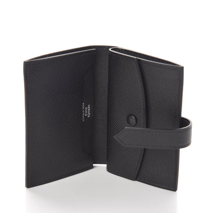 Hermes Epsom Mini Bearn Wallet Black 5 of 8