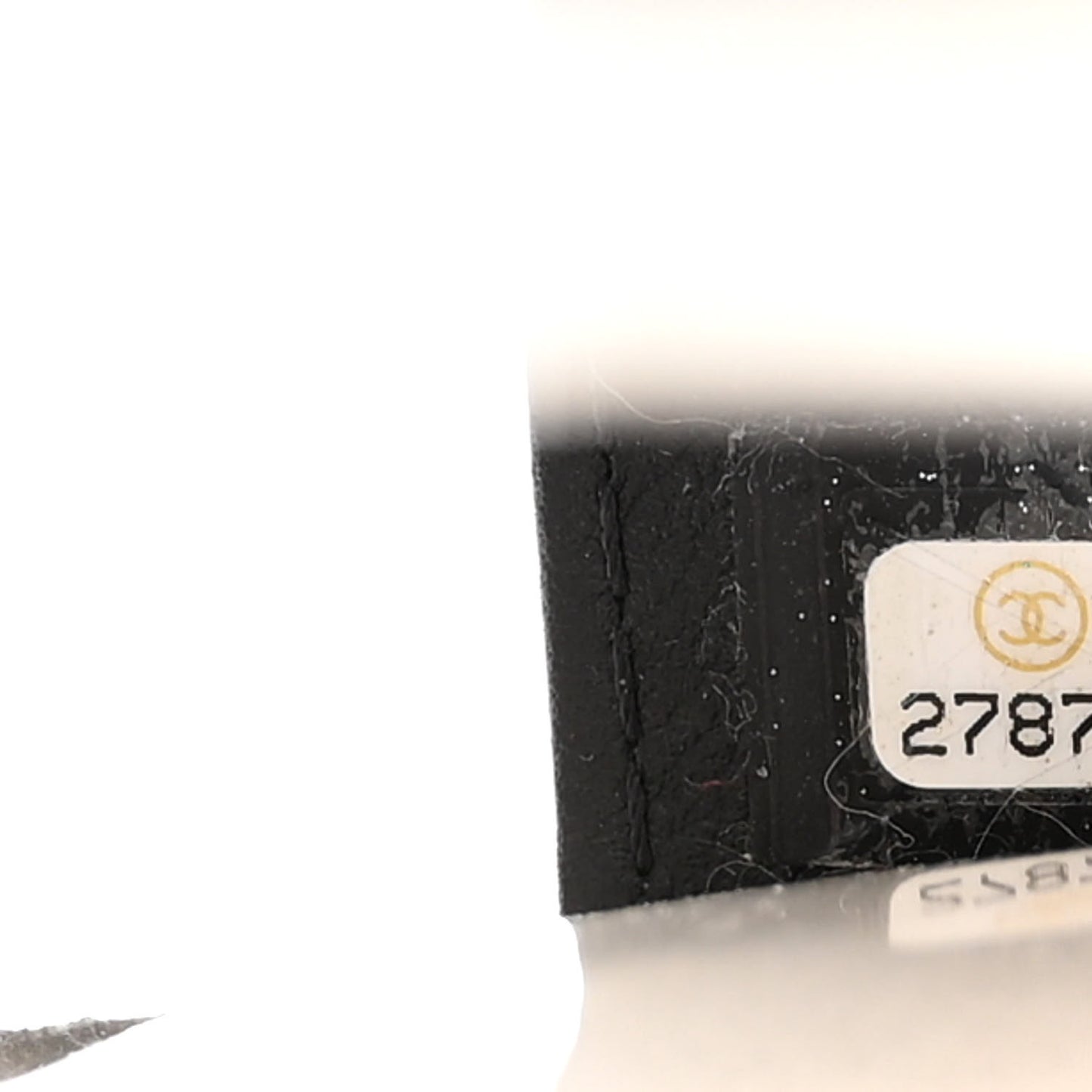 Lambskin PVC Medium Coco Sand Flap Black