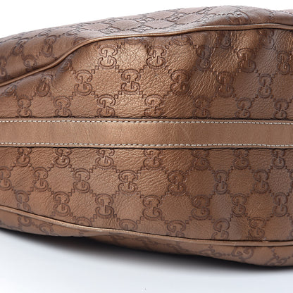 Gucci Metallic Guccissima Large GG Twins Hobo Bronze 9 of 12