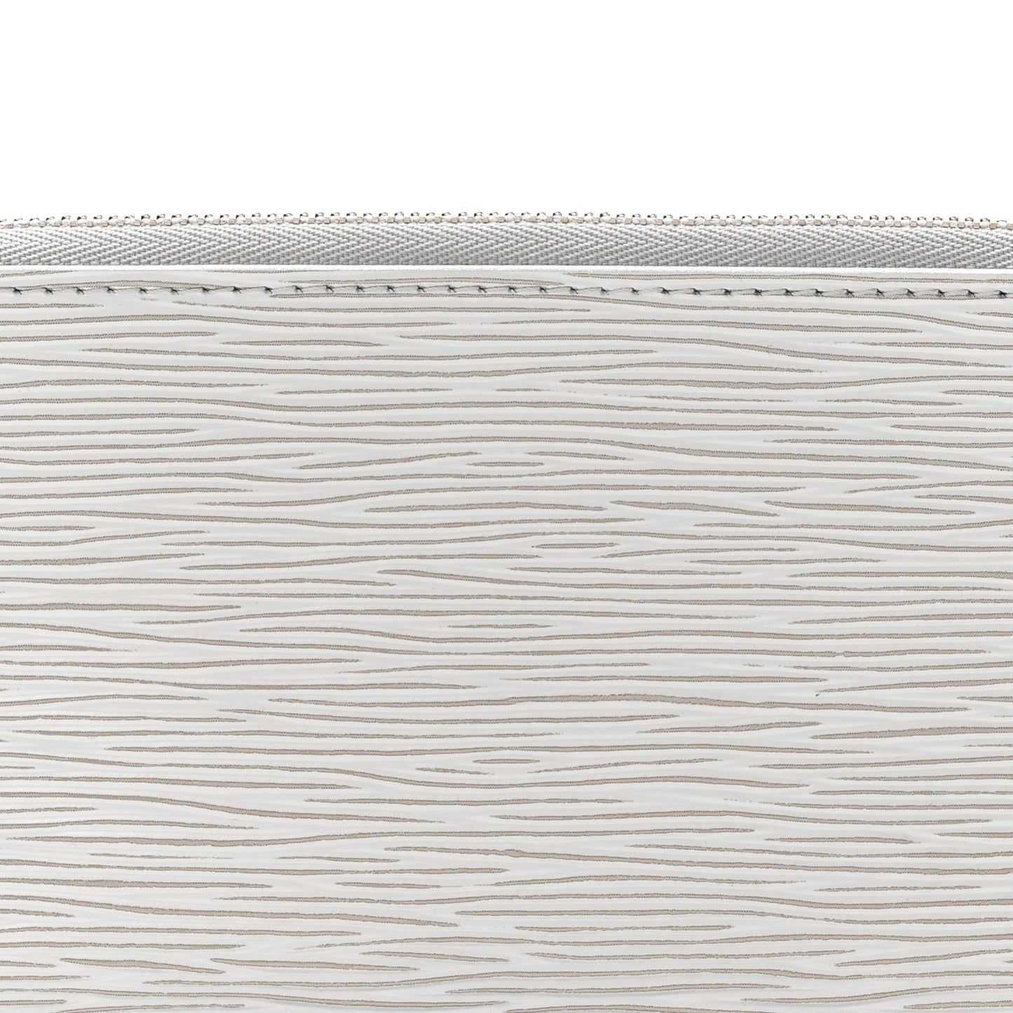 Epi Pochette Accessories Metallic Silver
