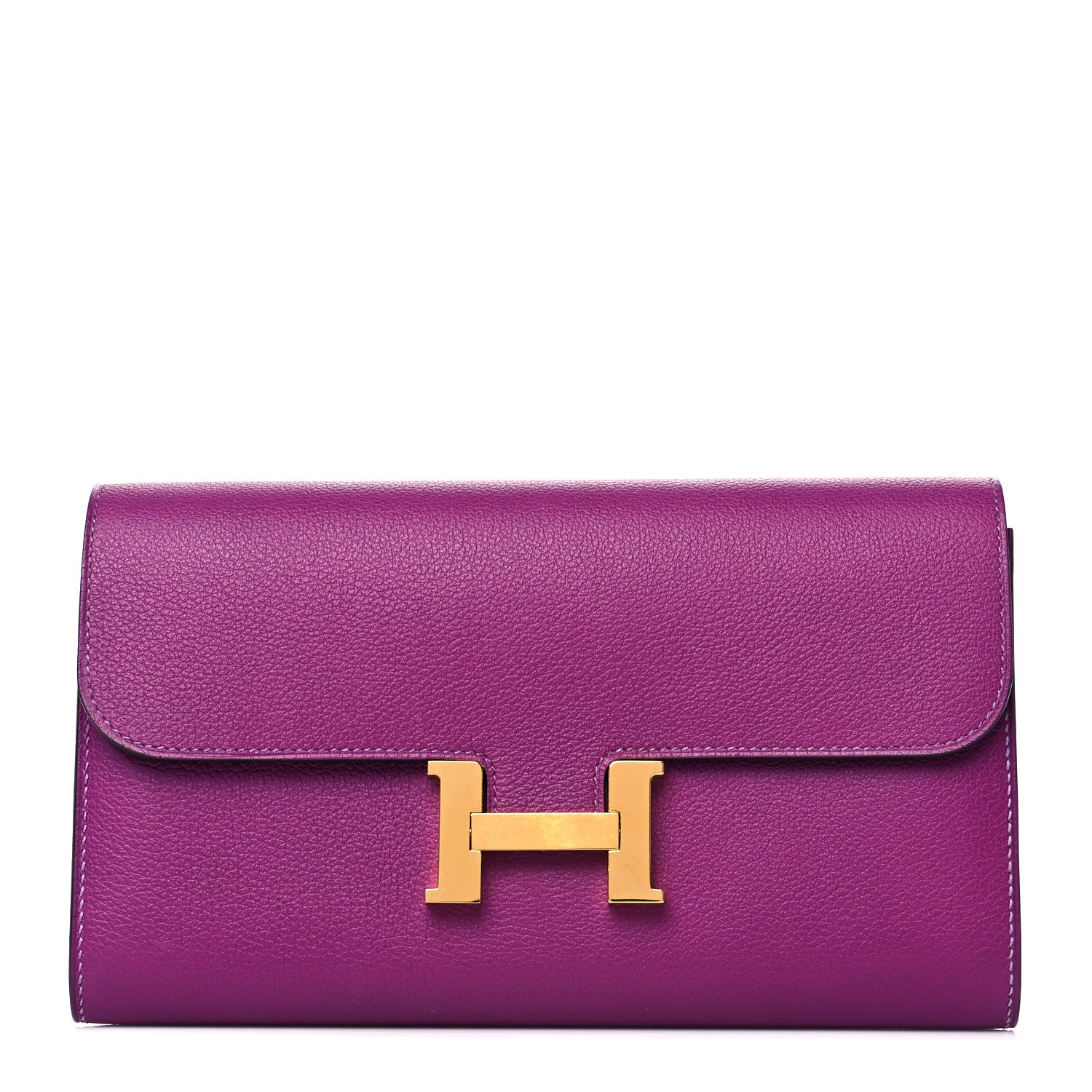 Hermes Evercolor Constance Long Wallet Anemone 1 of 10