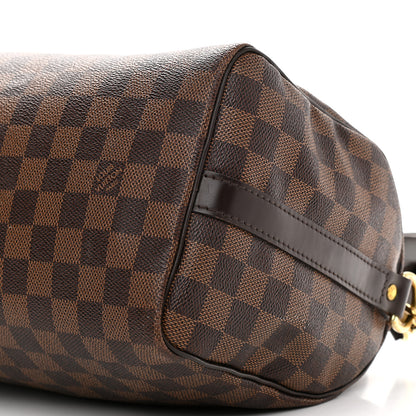 Louis Vuitton Damier Ebene Speedy Bandouliere 25 9 of 11