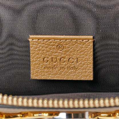 Gucci Grainy Calfskin Zumi Zip Pouch Friky Taupe 6 of 10