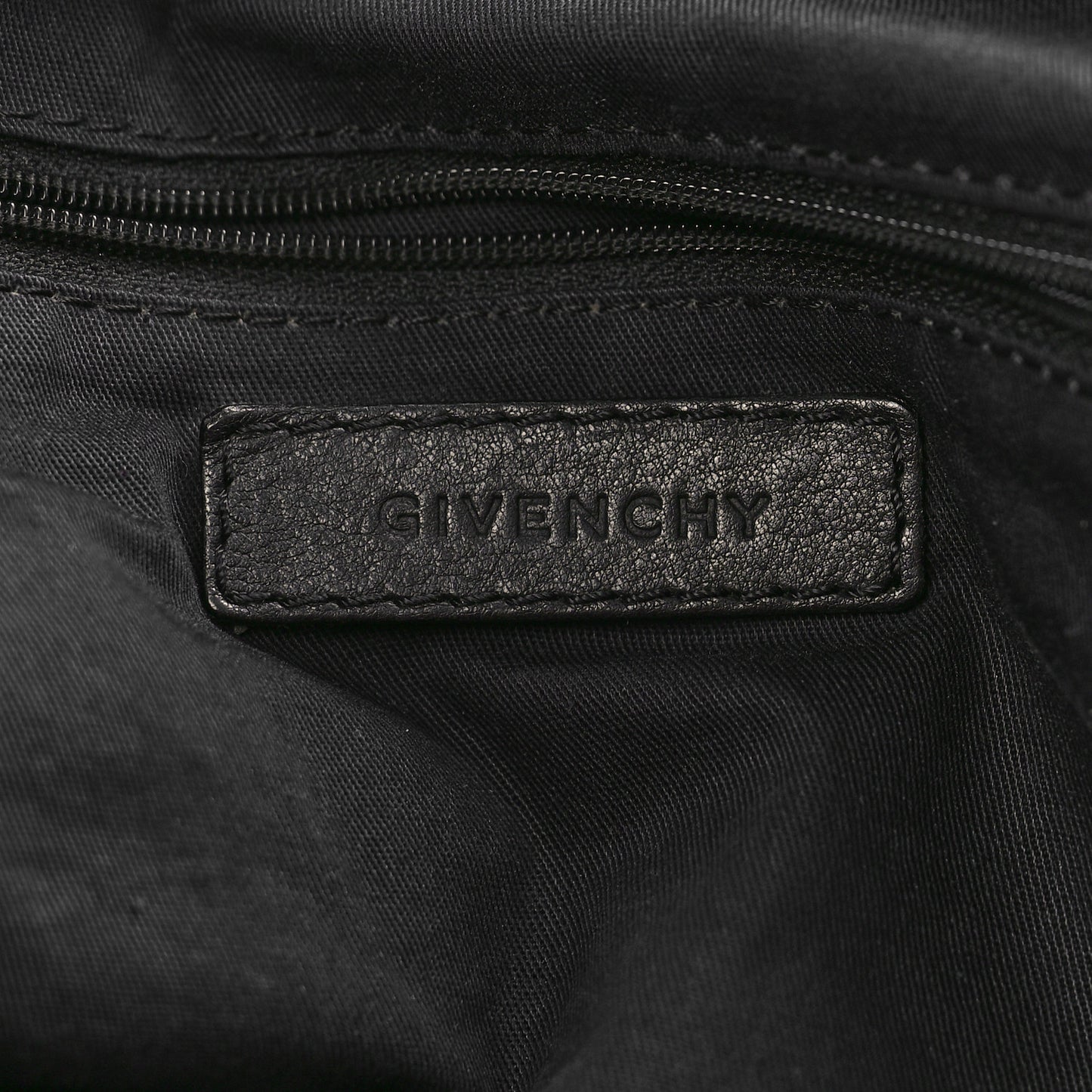 Glazed Pebbled Calfskin Medium Nightingale Black