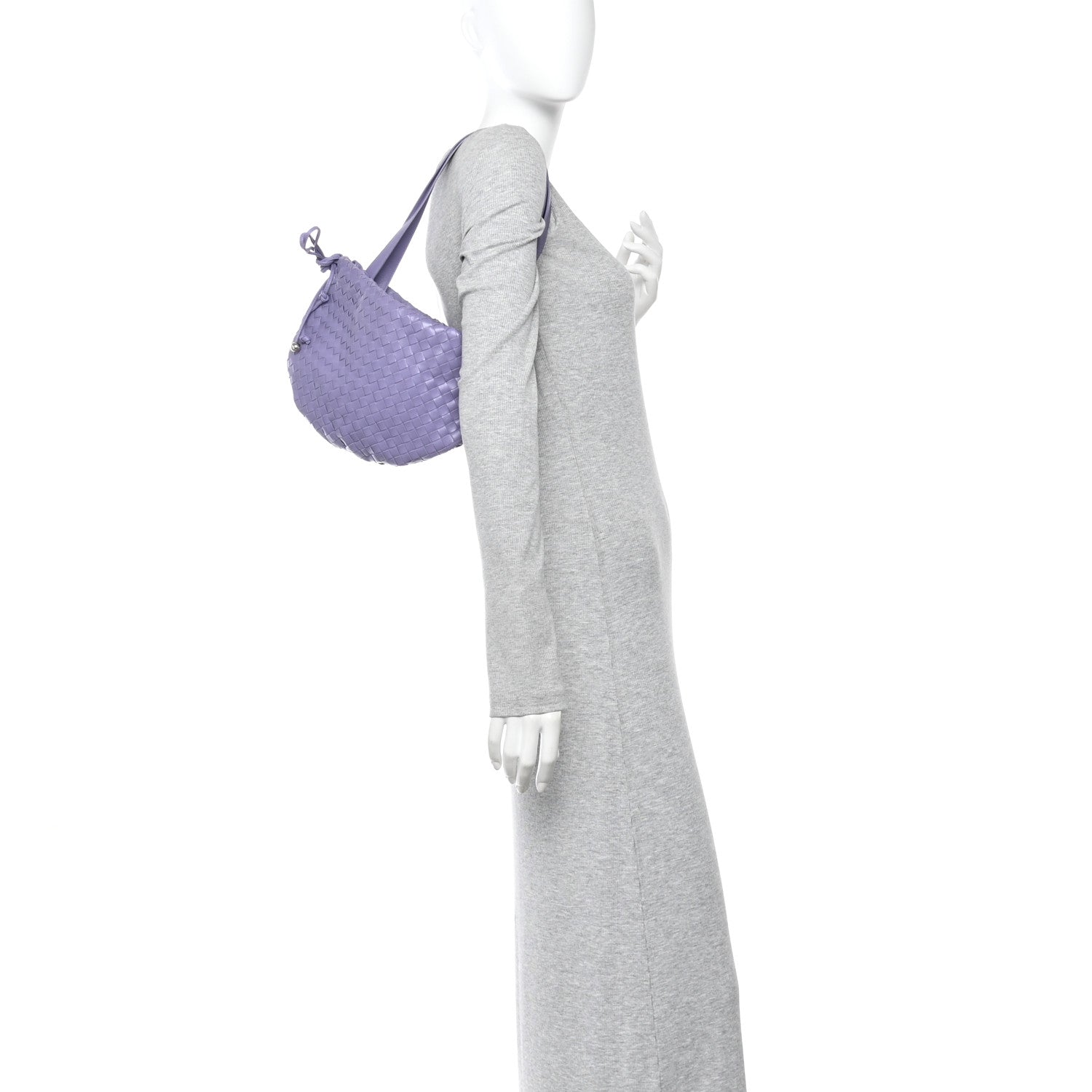 Bottega Veneta Nappa Intrecciato Small Bulb Lavender 2 of 13