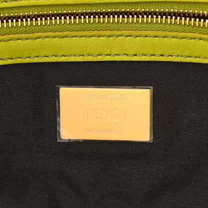 Fendi Nappa FF 1974 Embossed Baguette Wasabi 6 of 10