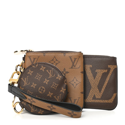 Louis Vuitton Reverse Monogram Giant Trio Pouch 1 of 16