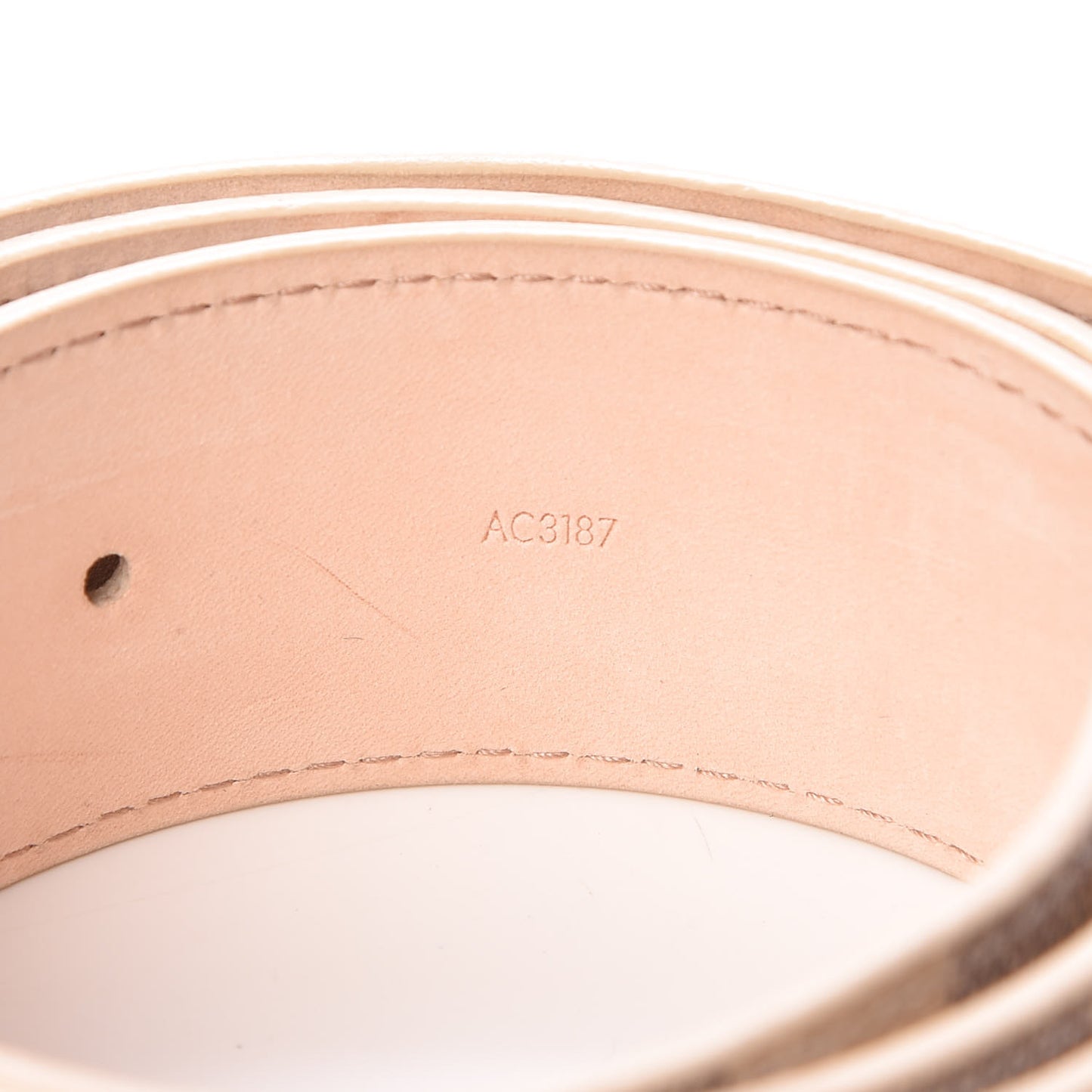 Damier Azur LV Initiales Belt 85 34