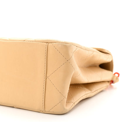 Chanel Lambskin Quilted Small Single Flap Beige 11 of 11