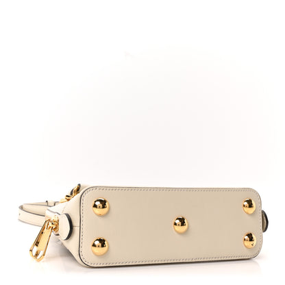 Gucci GG Supreme Monogram Azalea Calfskin Mini Horsebit 1955 Top Handle Bag Beige Ebony Mystic White 4 of 11