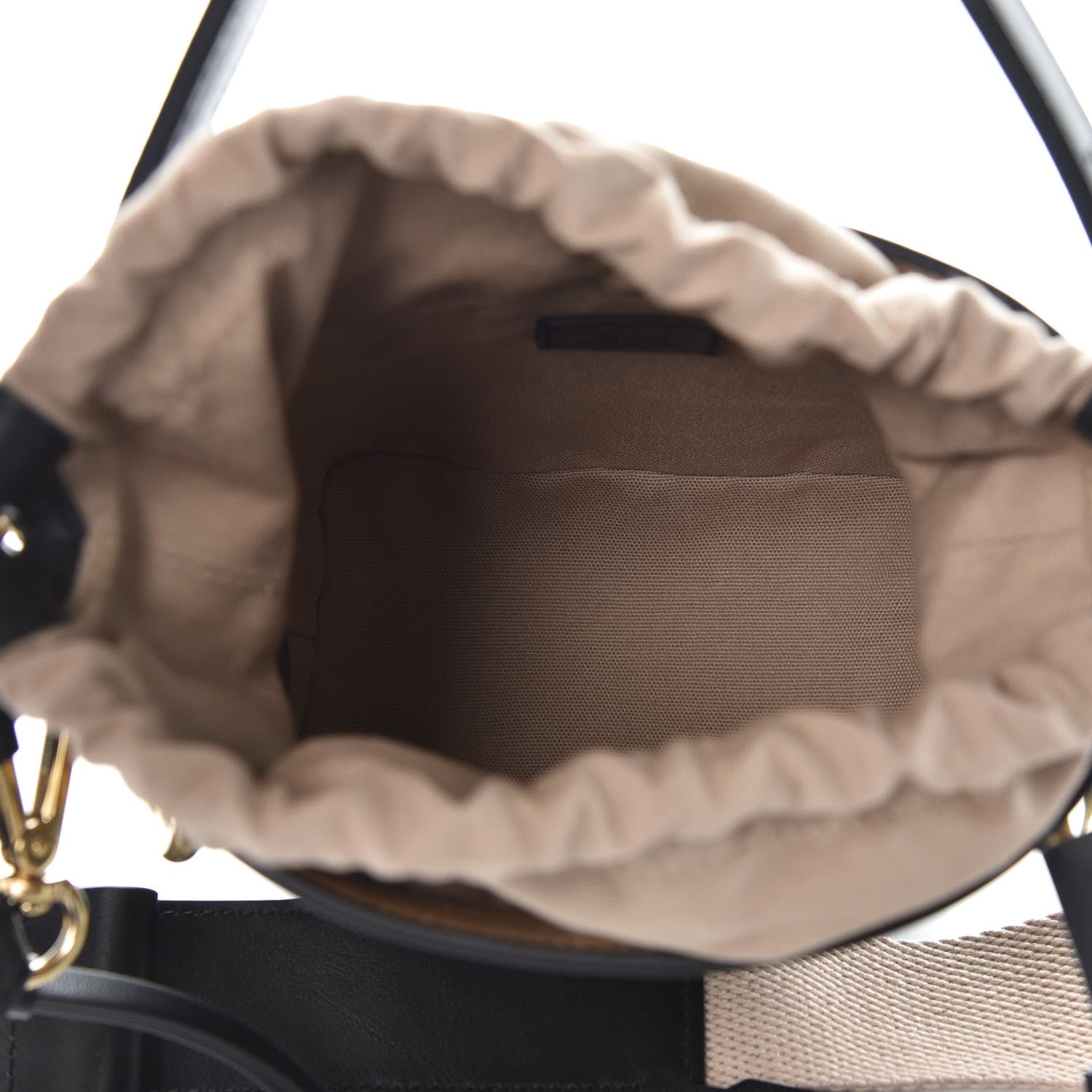 Chloe Smooth Calfskin Mini Roy Bucket Bag Black 5 of 7