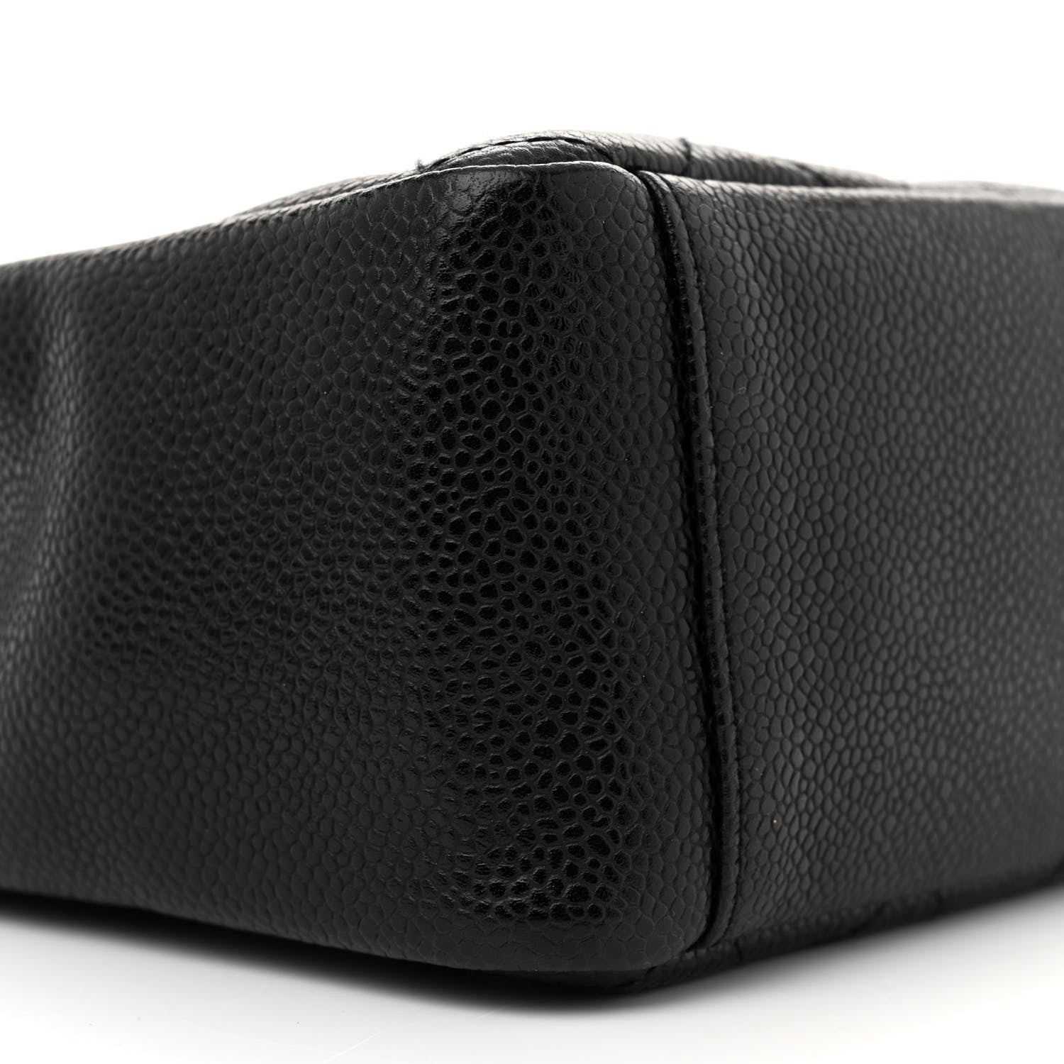 Chanel Caviar Quilted Petit Shopping Tote PST Black 9 of 12