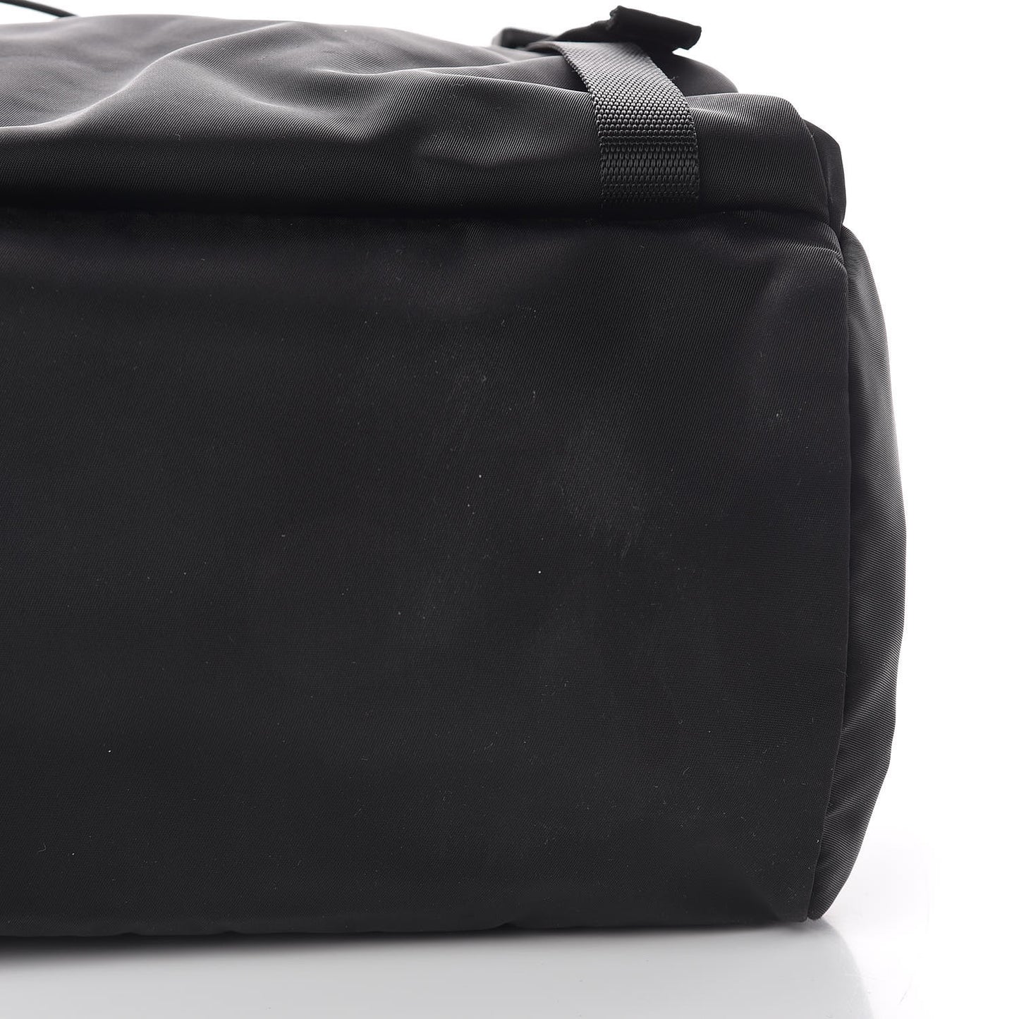 Nylon Montagna Double Buckle Backpack Black