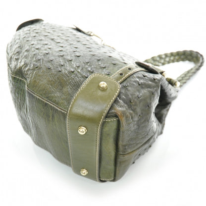 Gucci Ostrich Pelham Tote 5 of 10