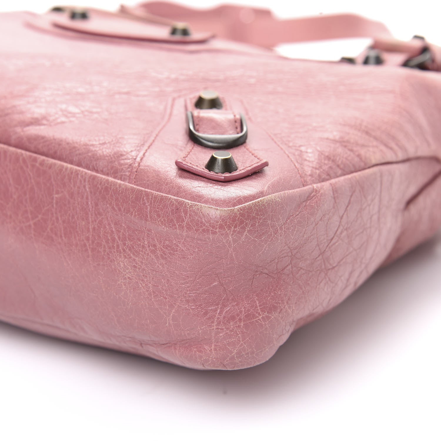Balenciaga Agneau Classic Hardware Town Rose Bruyere 8 of 10