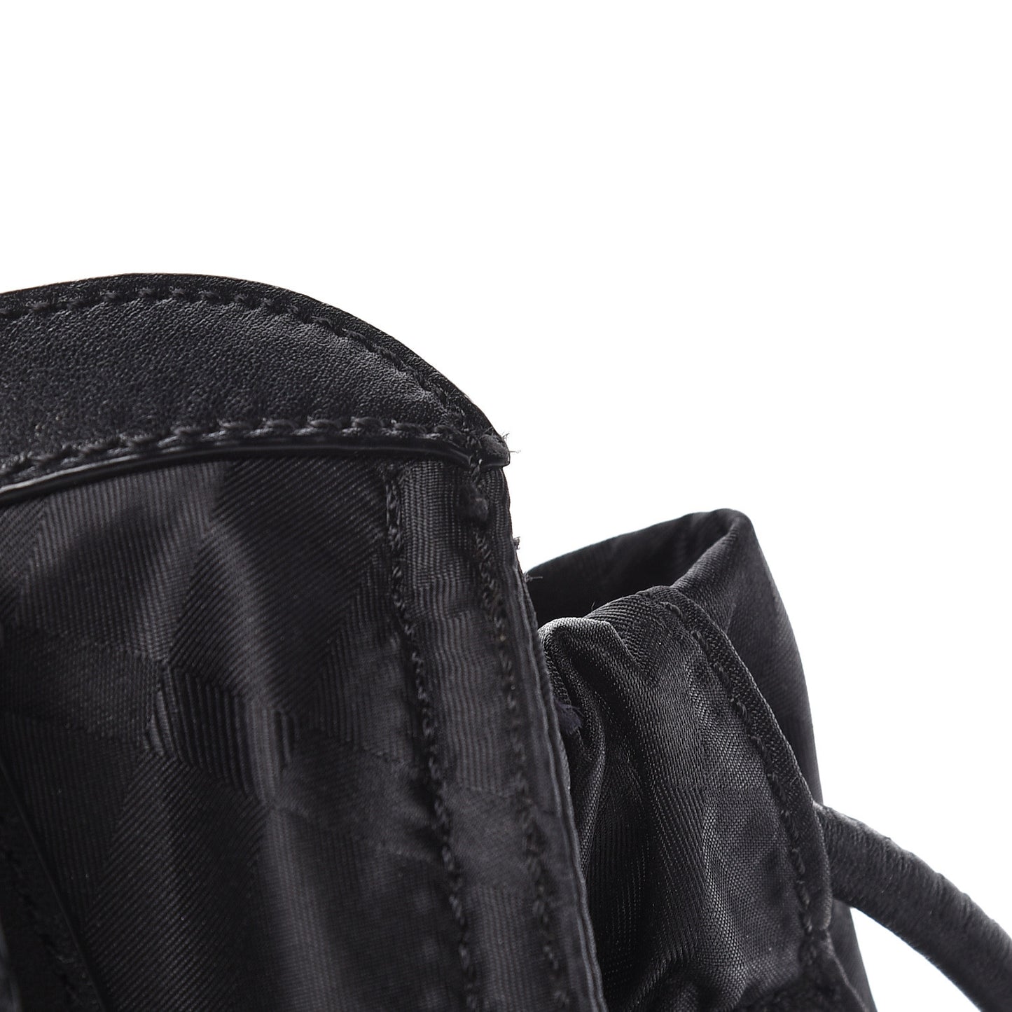 Nylon Check Buckleigh Packable Tote Black