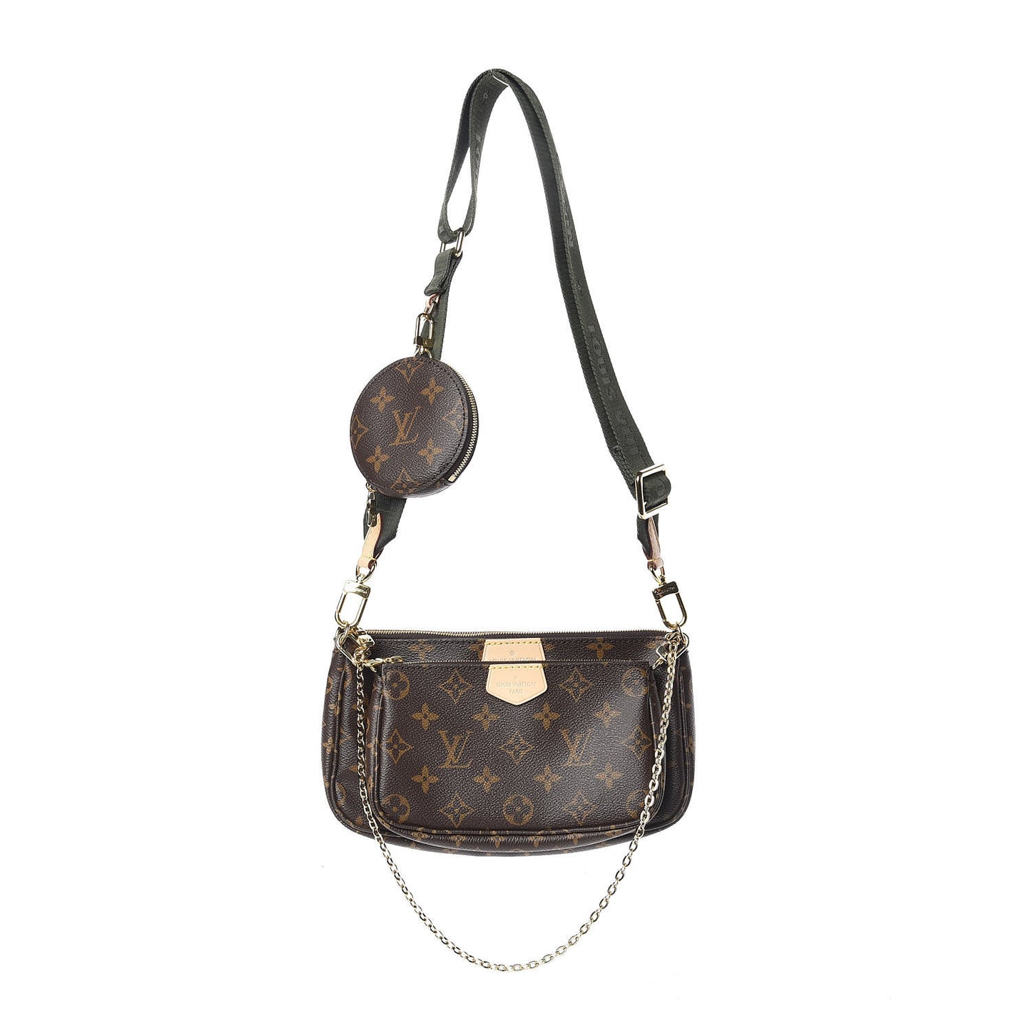 Monogram Multi Pochette Accessories Kaki