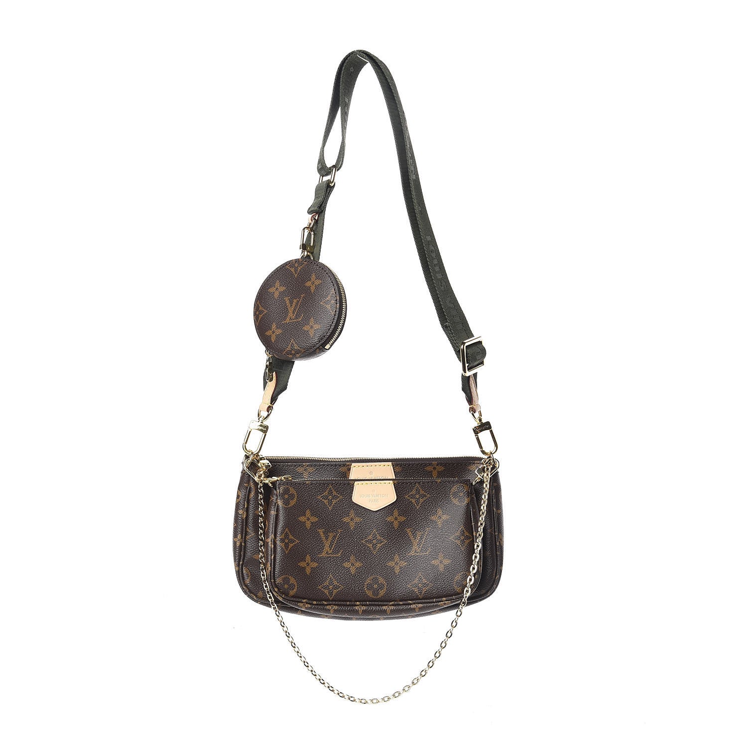 Louis Vuitton Monogram Multi Pochette Accessories Kaki 1 of 14