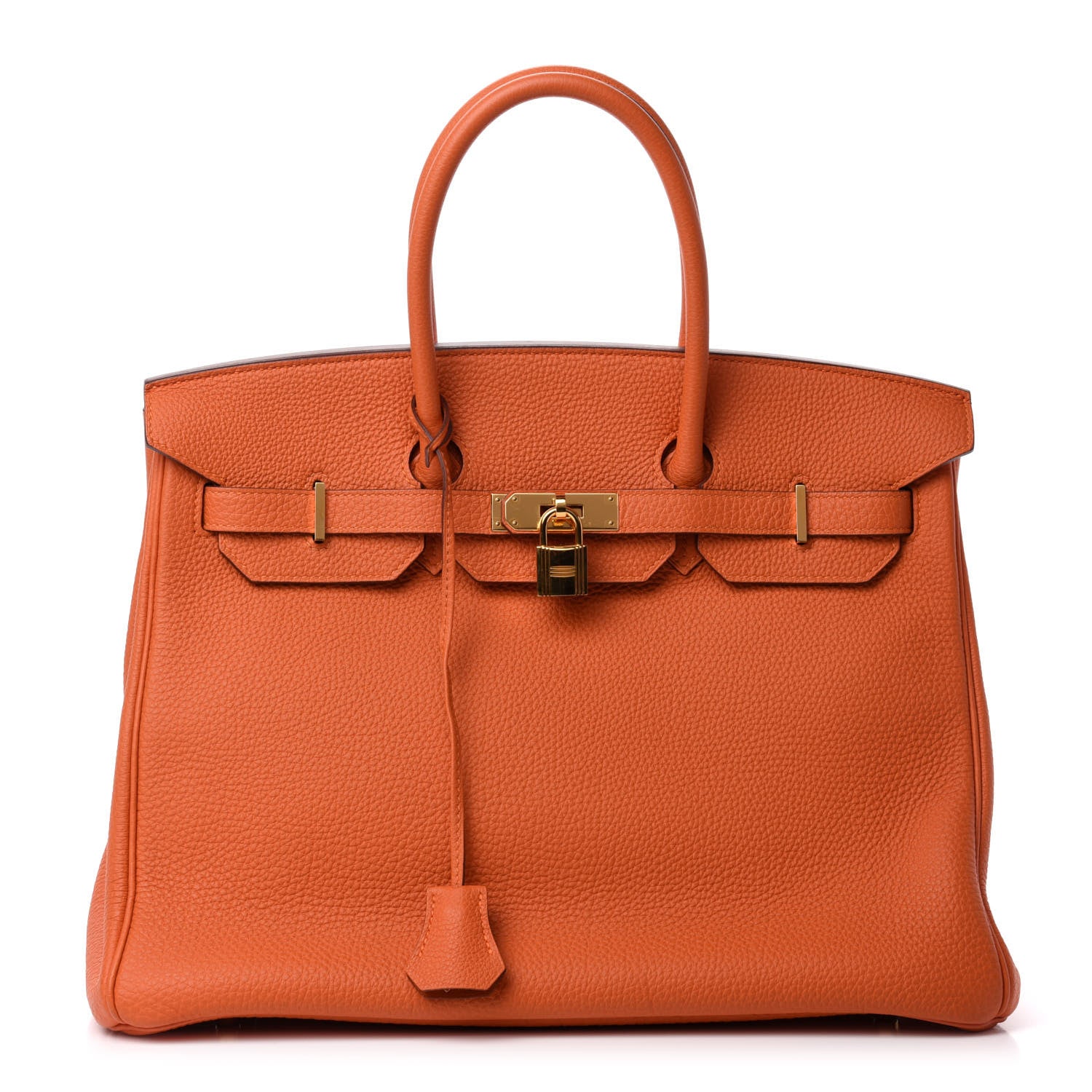 Hermes Togo Birkin 35 Orange 1 of 10
