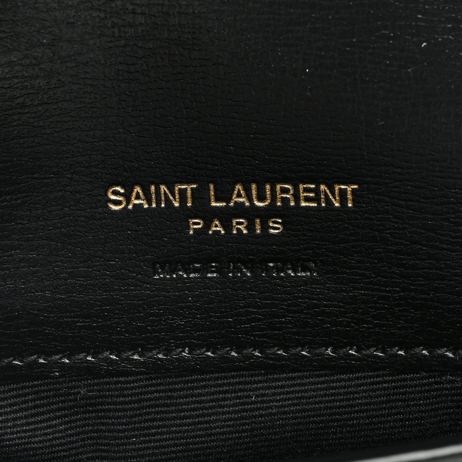 Saint Laurent Smooth Calfskin Monogram Phone Holder Crossbody Black 6 of 8