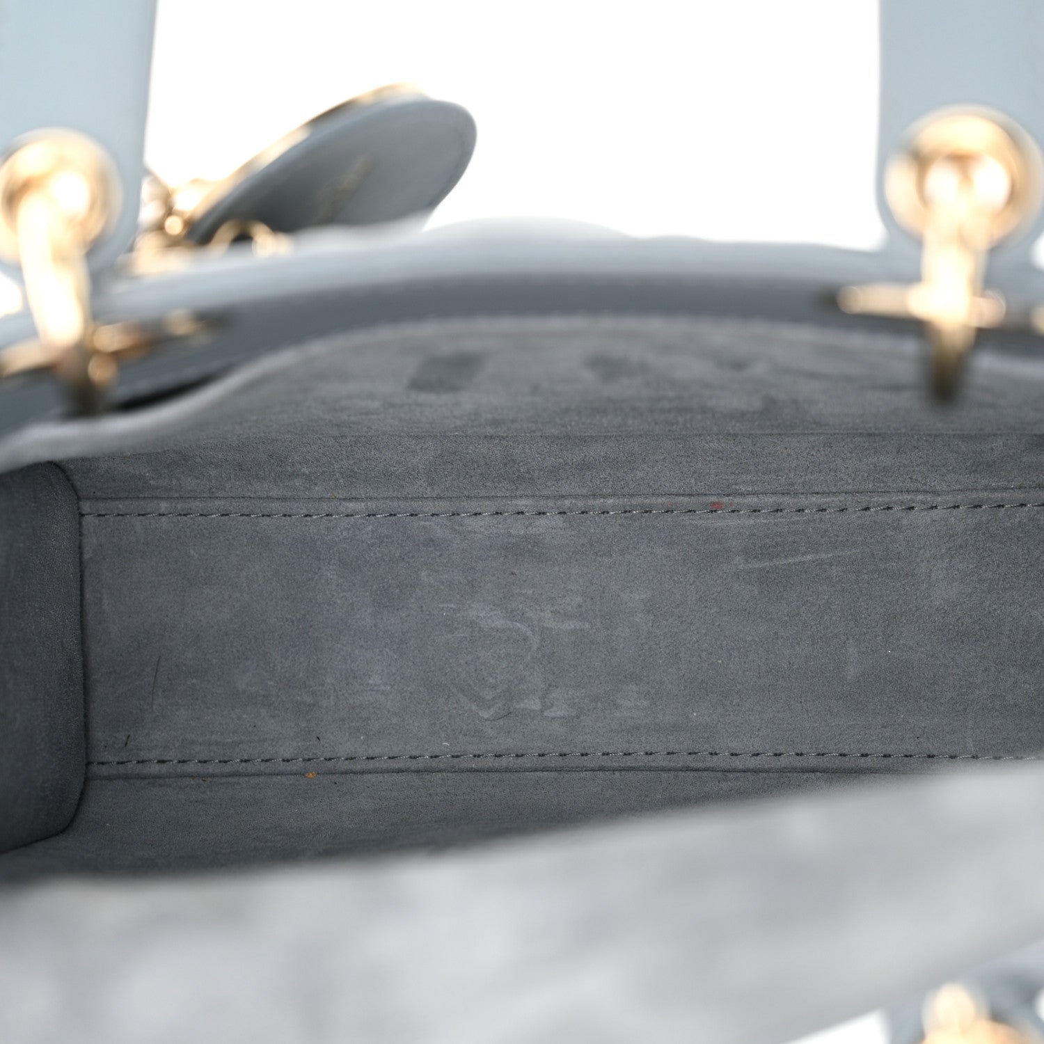 Christian Dior Lambskin Cannage Small My ABCDior Lady Dior Cloud Blue 5 of 11