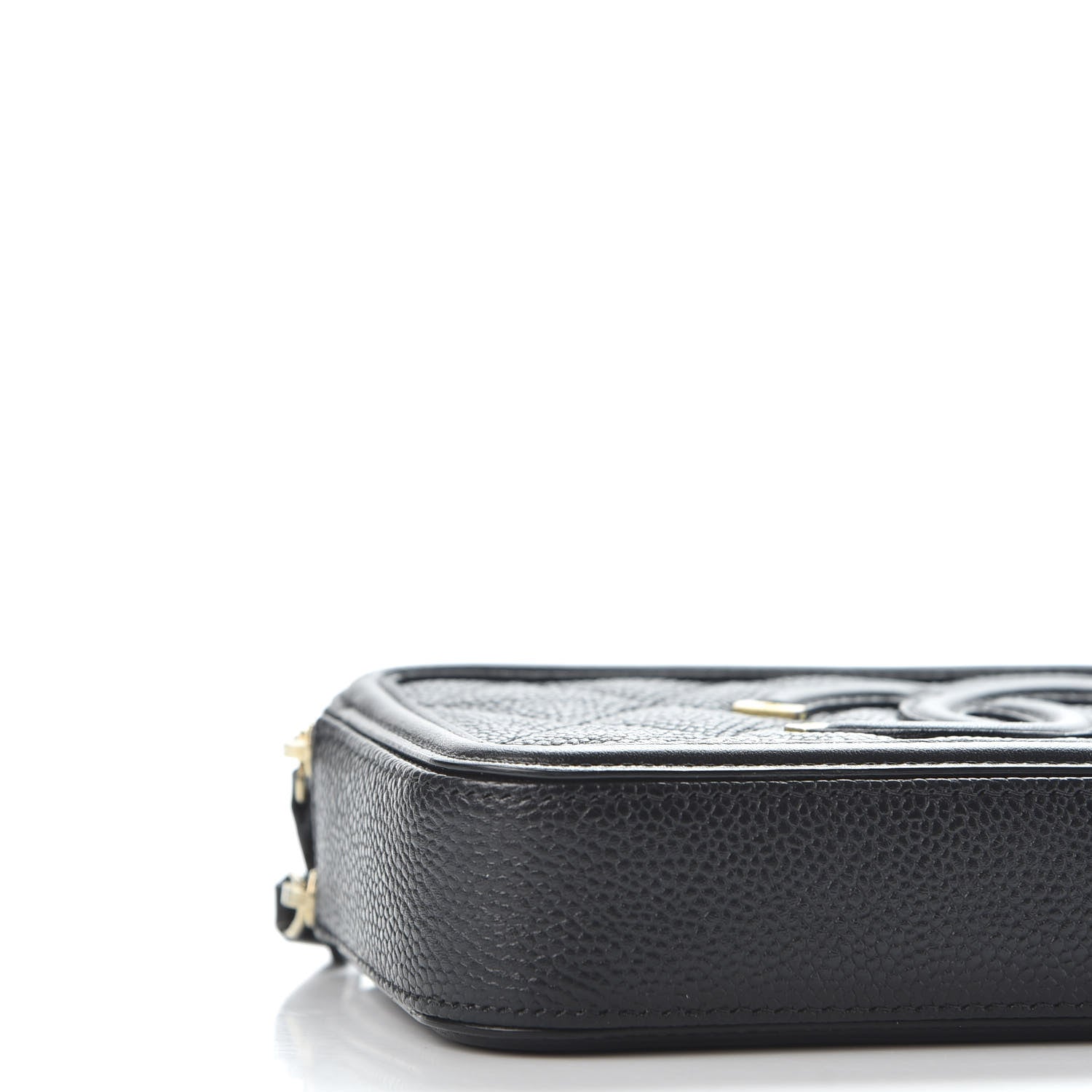 Chanel Caviar Quilted CC Filigree Clutch With Chain Black 10 of 13