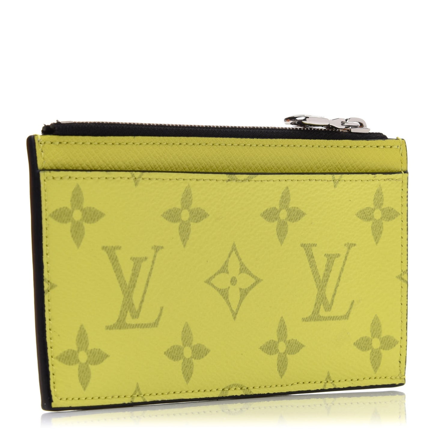 Monogram Taiga Coin Card Holder Yellow