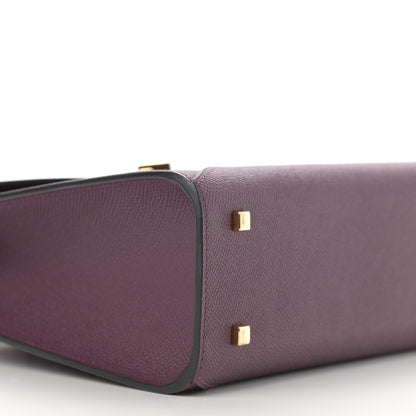 Moynat Carat Calfskin Gabrielle PM Eggplant 8 of 14