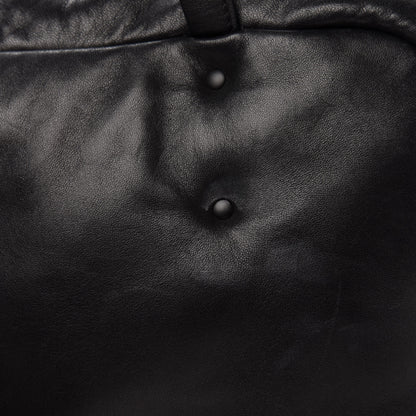 Prada Nappa Soft Tote Black Cobalto 13 of 15