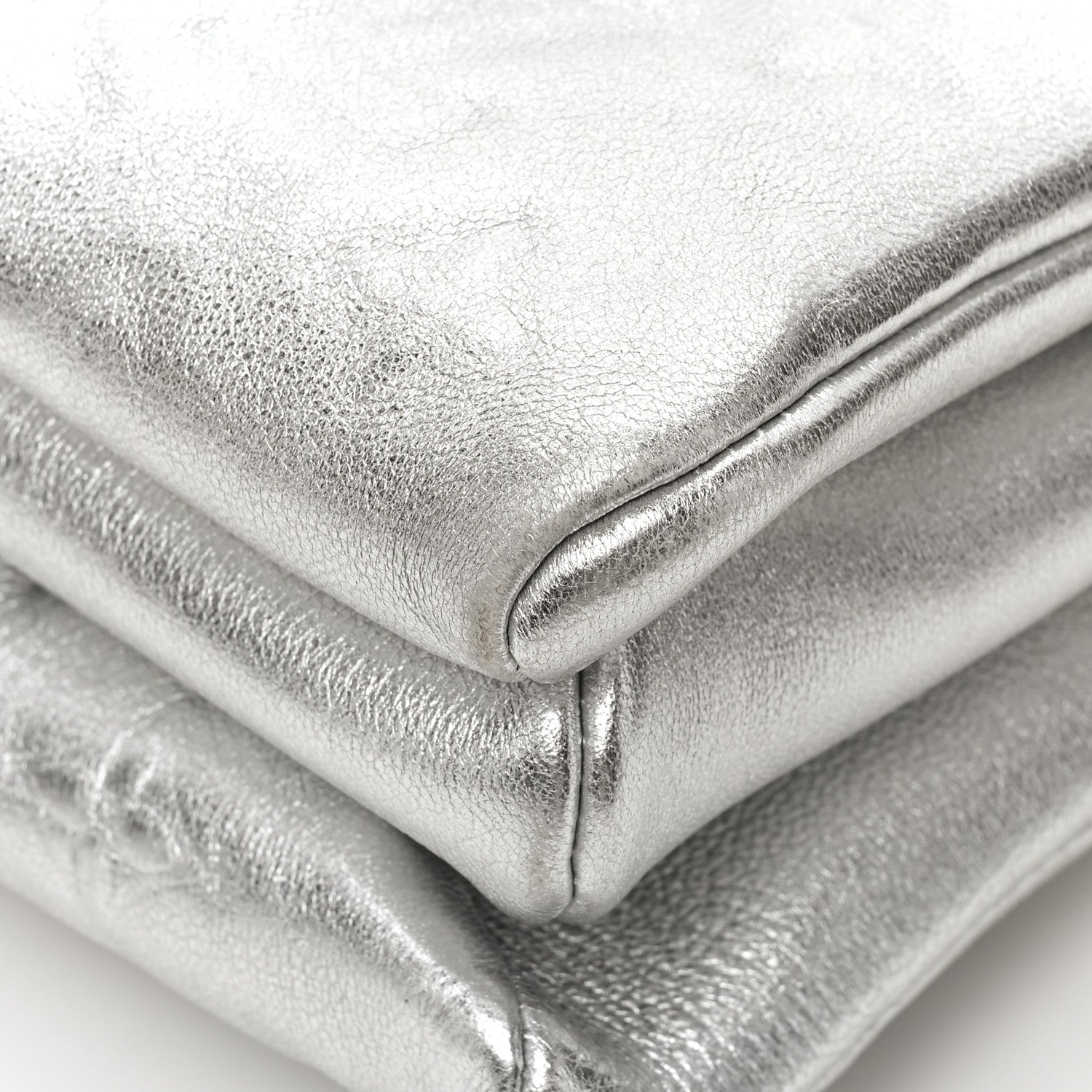 Louis Vuitton Metallic Lambskin Embossed Monogram Coussin BB Silver 12 of 12