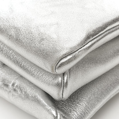 Louis Vuitton Metallic Lambskin Embossed Monogram Coussin BB Silver 12 of 12