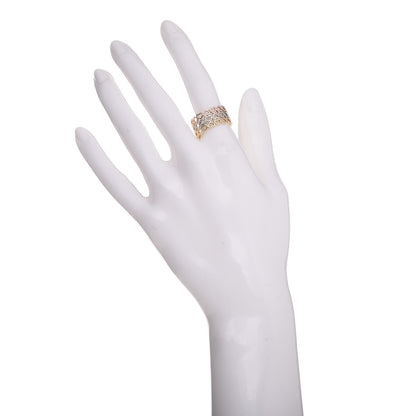 Tiffany 18K Rose White Yellow Gold Crown of Hearts Ring 54 7 2 of 4