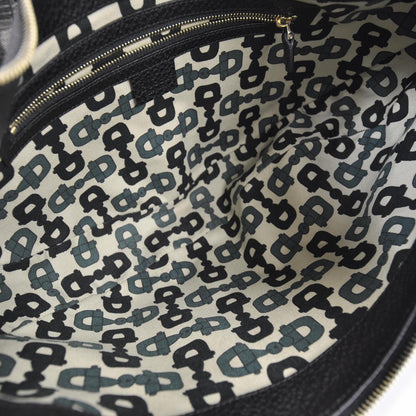 Gucci Leather Bamboo Ring Hobo Black 6 of 9