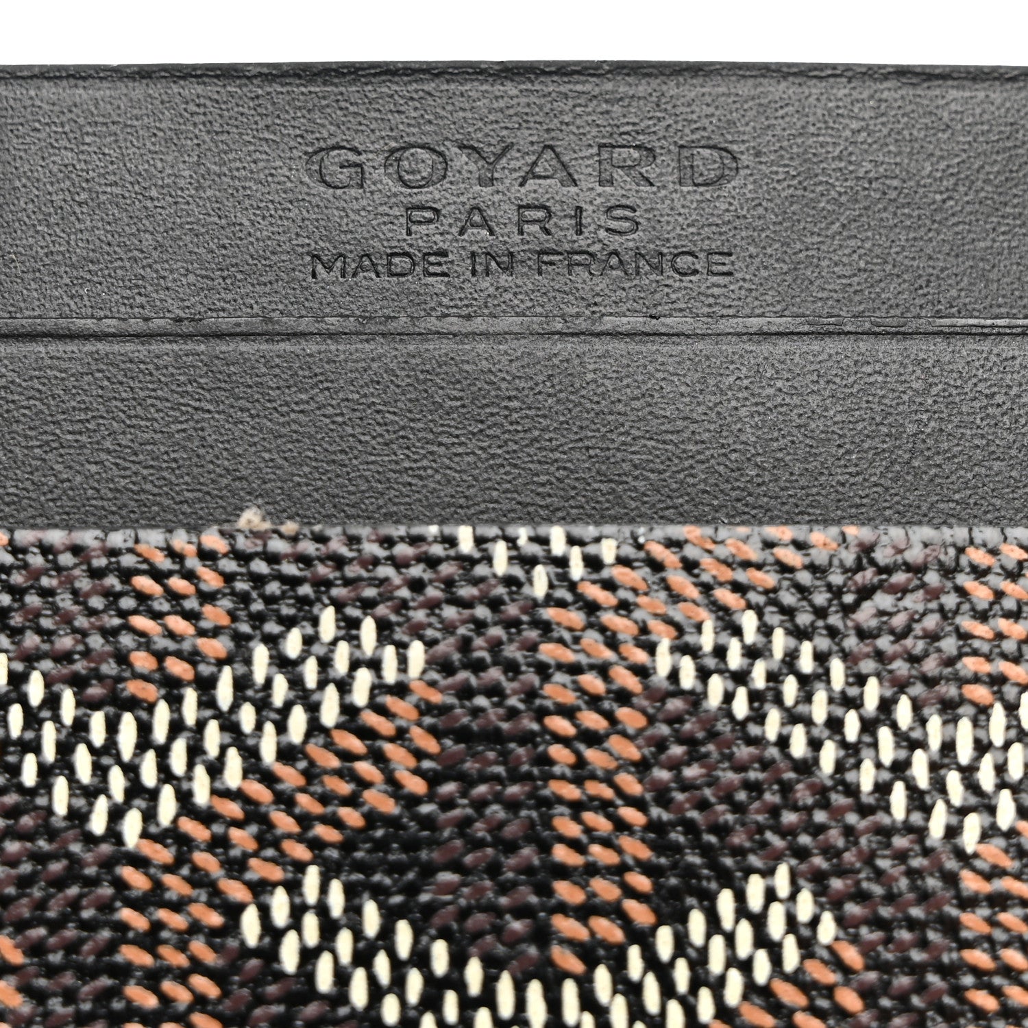 Goyard Goyardine Saint Sulpice Card Holder Black 6 of 11