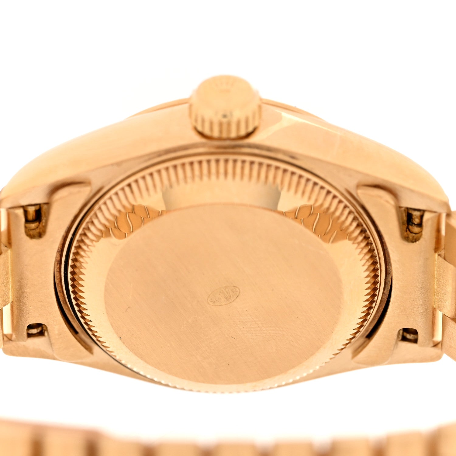 Rolex 18K Yellow Gold Diamond 26mm Datejust President Watch Champagne 69178 4 of 5