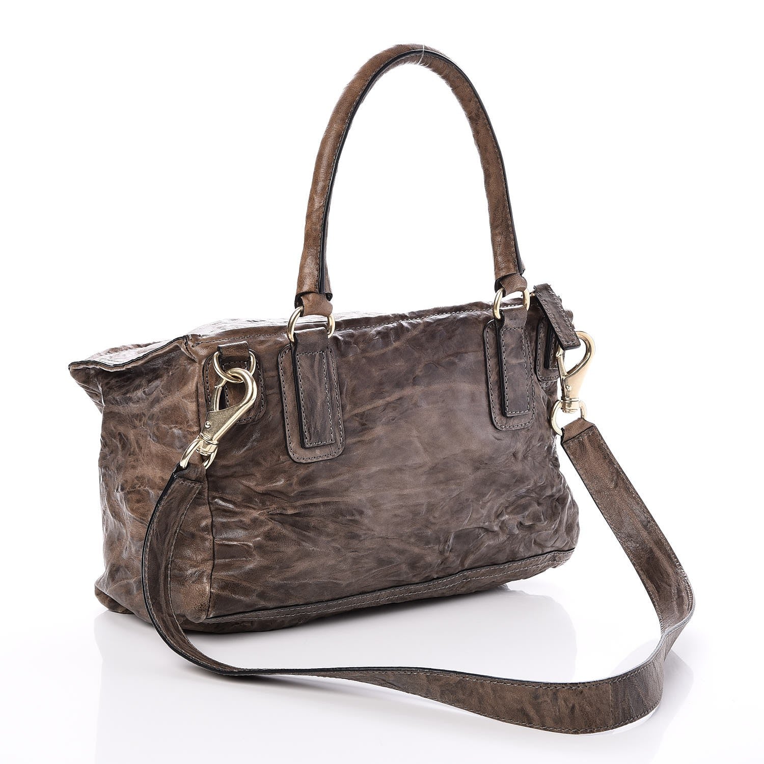 Givenchy Tumbled Sheepskin Medium Pandora Charcoal 4 of 8