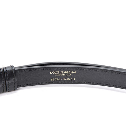 Dolce & Gabbana Agnello Vitello Devotion Belt Bag Black 7 of 10
