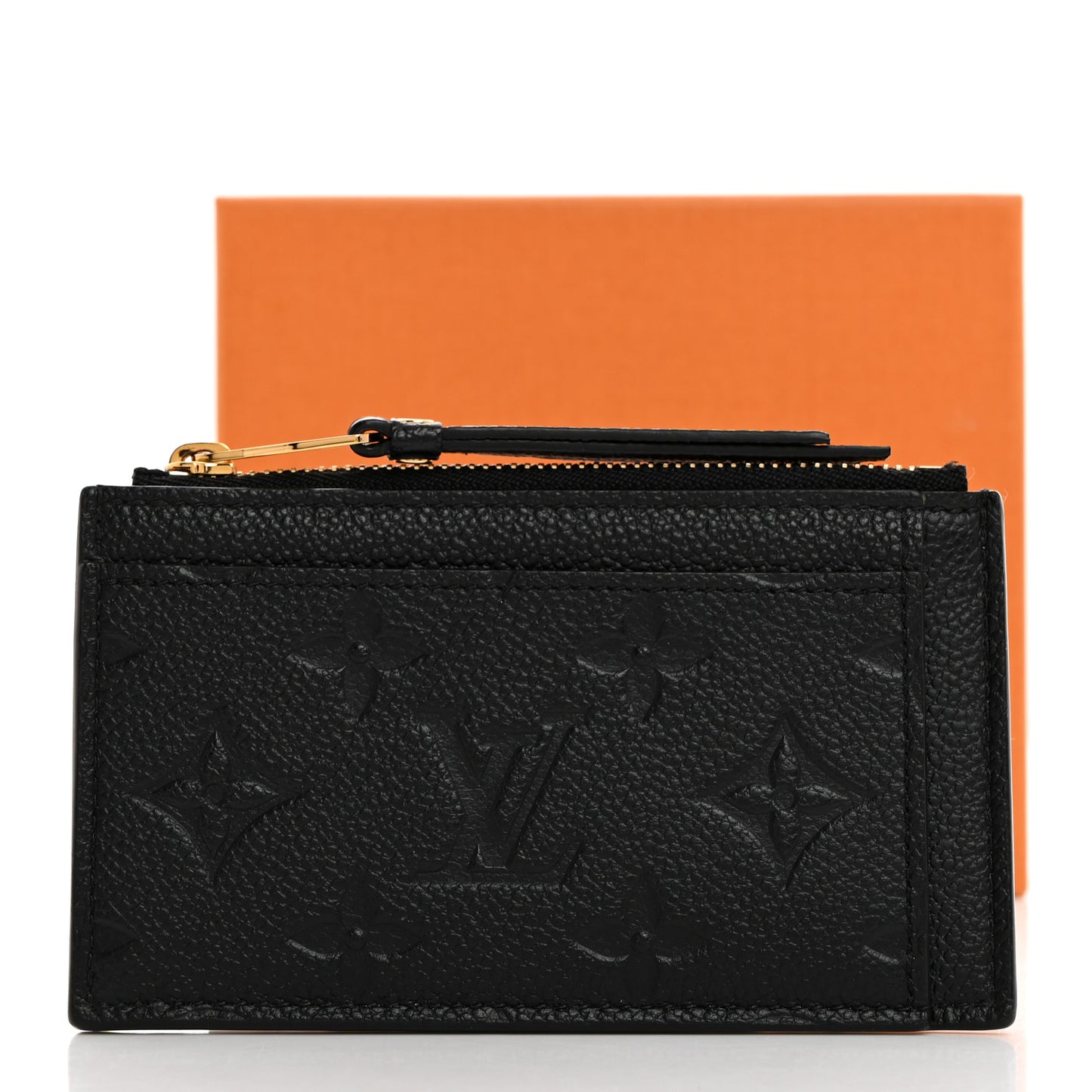 Empreinte Zipper Card Holder Black