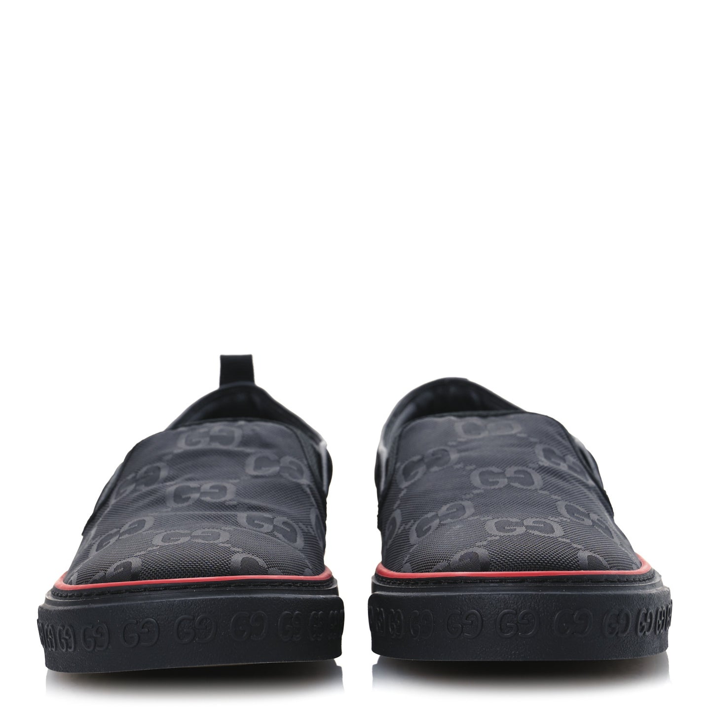 GG Nylon Mens 1977 Tennis Slip On Sneakers 11 Black