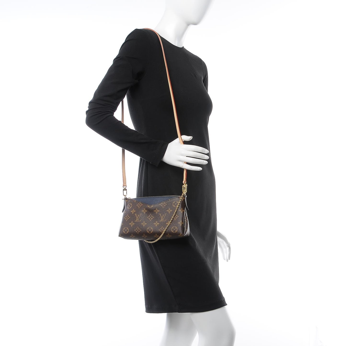 Monogram Pallas Clutch Blue Marine