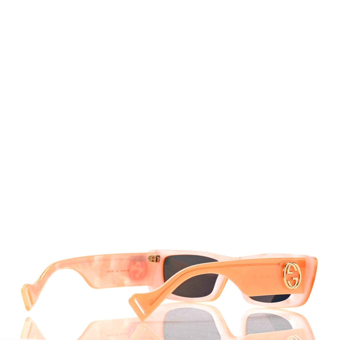 Acetate Square Sunglasses GG0516S Orange