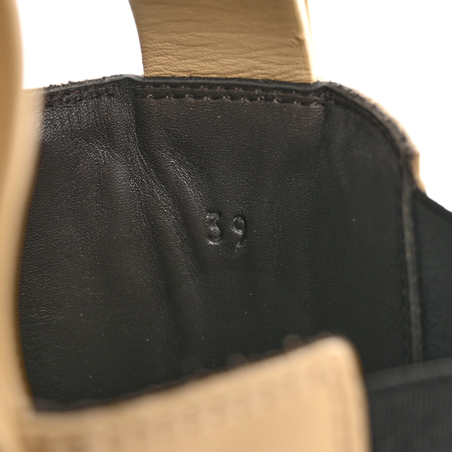 Calfskin The Lug Chelsea 55mm Boots 39 Cane Sugar