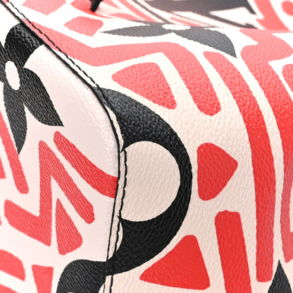 Louis Vuitton Monogram Giant Crafty NeoNoe MM Creme Rouge Black 7 of 9